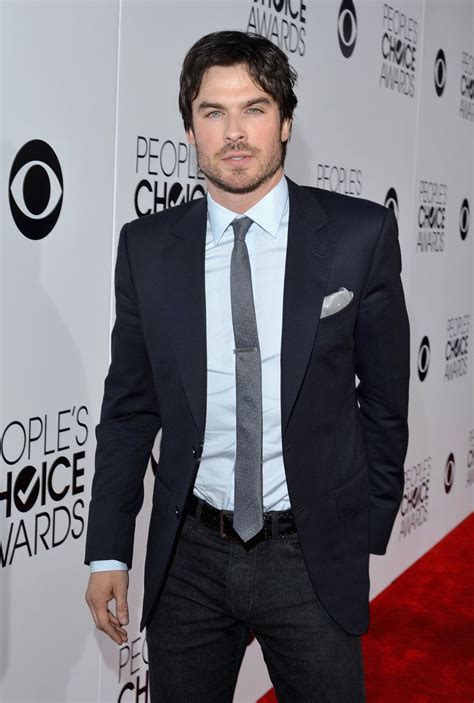 Ian Somerhalder In A Suit - Ian Somerhalder in a Ermenegildo Zegna suit at People's Choice Awards