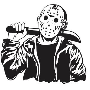 Jason Voorhees killer vector | Jason Voorhees HalloweenVector, SVG, PSD