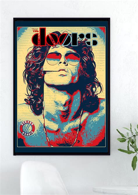 Jim Morrison Vintage Poster Canvas Wall Decor Print Home Decor Etsy