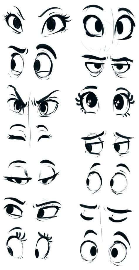 How To Draw Eyes Cartoon Fannie Top