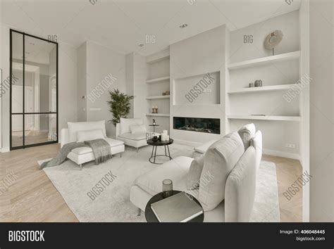 Cozy Living Room White Image And Photo Free Trial Bigstock