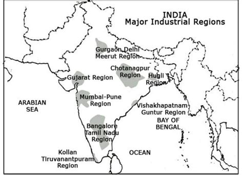 Industrial Regions Of India Upsc