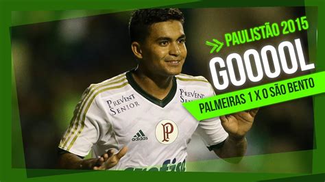 Narração de nilson cesar, comentários de mauro beting e reportagem de. GOL - Palmeiras 1 x 0 São Bento - Paulistão 2015 - YouTube