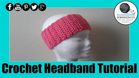 Crochet Headband Easy Tutorial Youtube