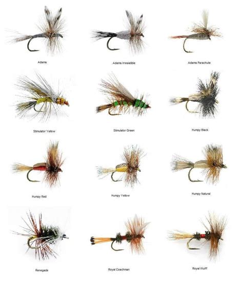 Fly Fishing Trout Flies Trout Crushing Dry Fly Assortment 72 Dry
