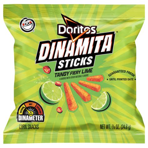 Save On Doritos Dinamita Rolled Tortilla Chips Tangy Fiery Lime Order