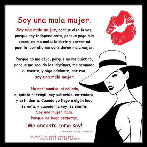 Soy Una Mala Mujer Cosas Para Mi Muro