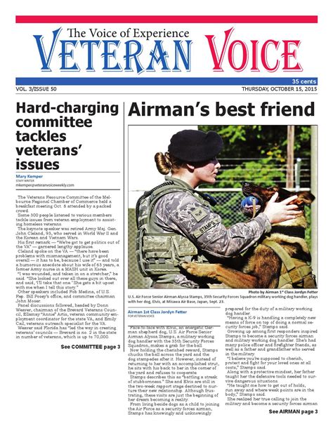 Veteran 10 15 2015 By Veteran Voice Llc Issuu