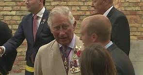 Prince Charles opens WWI church dugout