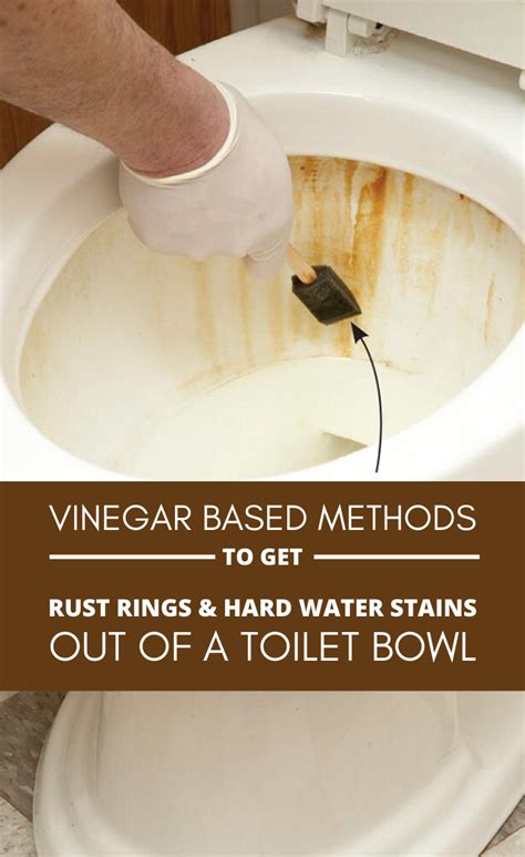 Vinegar Based Methods To Get Rust Rings And Hard Water Stains Out Of A