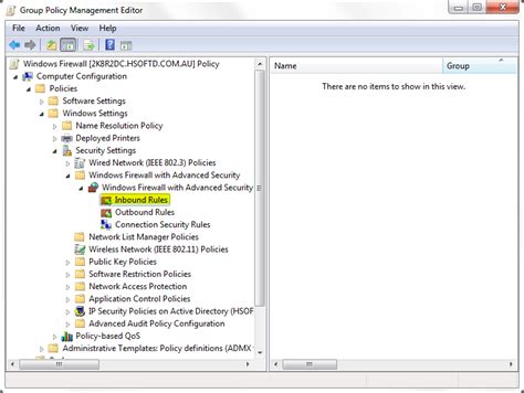 How To Enable File And Printer Sharing Through The Windows Firewall With Advanced Security Using