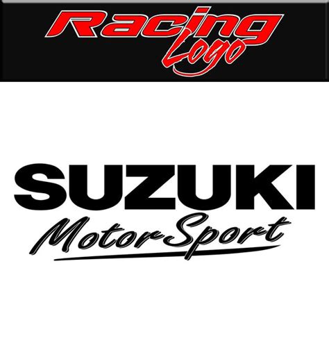 Suzuki Motorsport Racing Logo Decal North 49 Decals