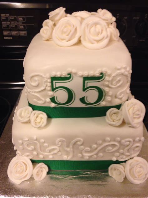 55th Anniversary Cake 50th Anniversary Cakes Anniversary Cake 55th