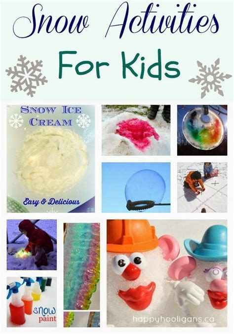 Fun Snow Activities For Kids Snow Activities Activities For Kids