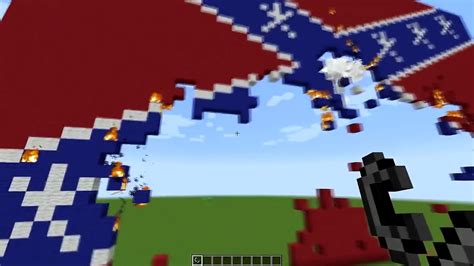 Minecraft Confederate Flag Burning Video Dailymotion