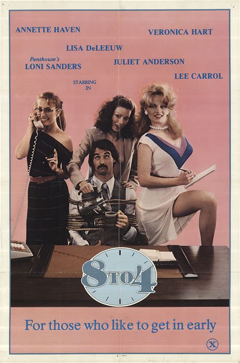 8 To 4 1981 Original Movie Poster Adult Comedy Ebay