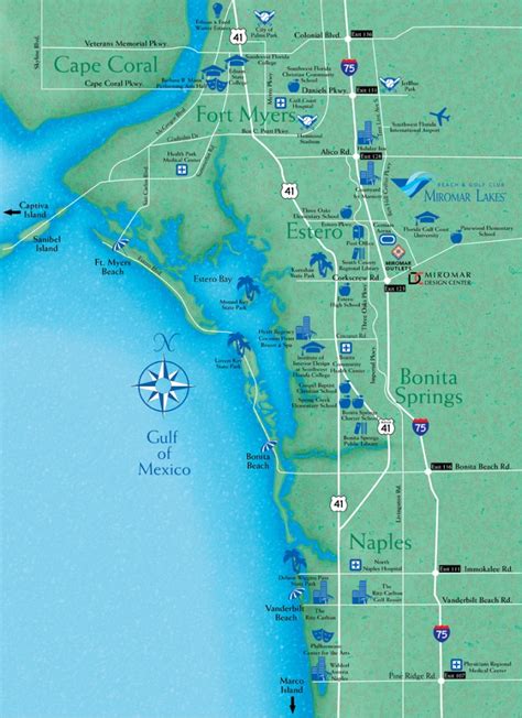 Map Of Southwest Florida Beaches Free Printable Maps