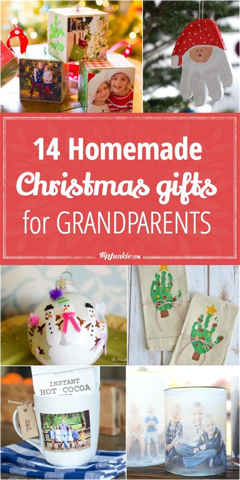 Is it going to be your grandpa's birthday or christmas soon? 14 Homemade Christmas Gifts for Grandparents - Tip Junkie