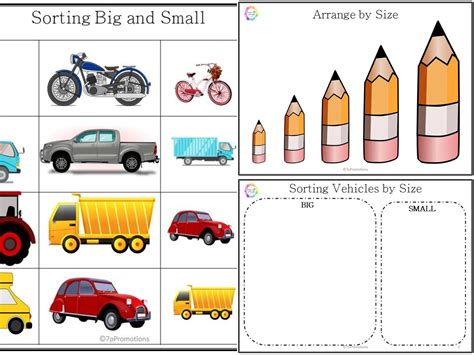 Big Vs Small Size Comparison Worksheets For Preschool And Kindergarten