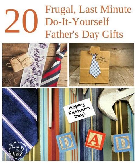 And it's really colorful and impressive. 20 Frugal, Last Minute, Do-it-Yourself Father's Day Gifts ...