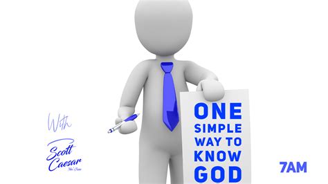 One Simple Way To Know God Session 1 Mens Discipleship Network