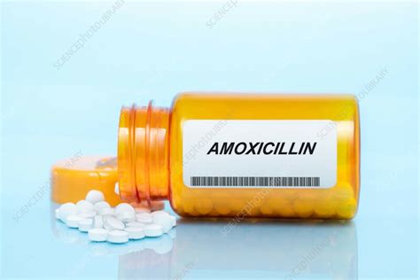 Amoxicillin Pill Bottle Conceptual Image Stock Image F0368000