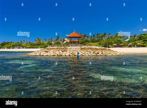 Nusa Dua Beach In Bali Indonesia Stock Photo Alamy