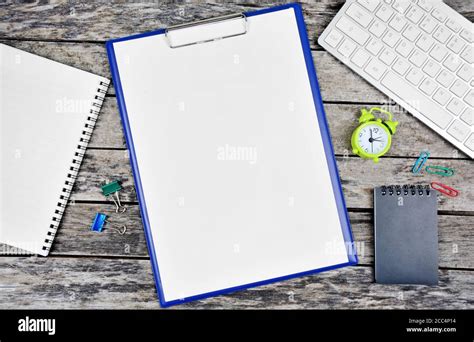 Blank Paper And Keyboard Hi Res Stock Photography And Images Alamy