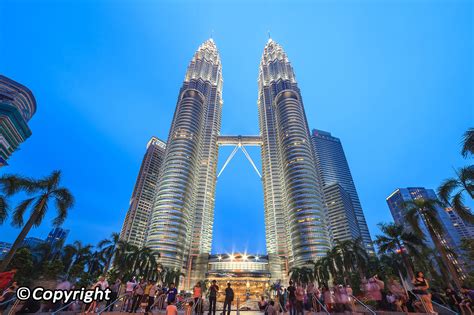 Petronas twin towers, kuala lumpur, malaysia. Top 10 places to visit in Malaysia | Places to visit in ...