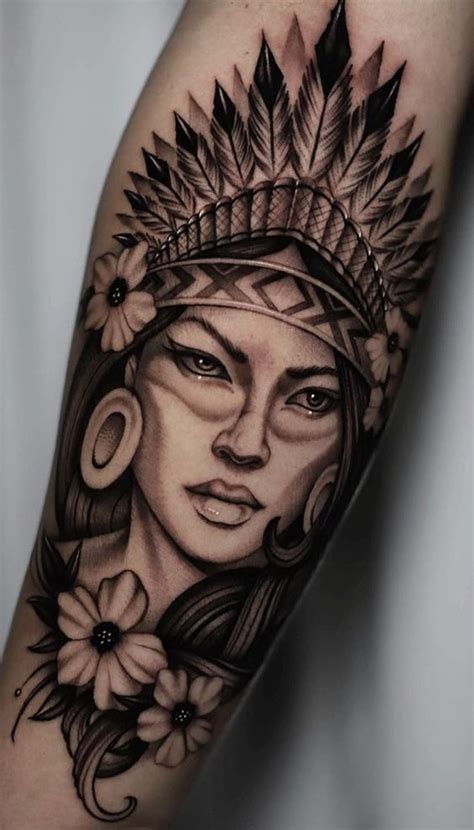 Pin by Kris Garcia on Tatuagens de Índias Indian tattoo Native tattoos Stylist tattoos