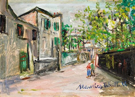 Bonhams Maurice Utrillo French 1883 1955 Rue Saint Vincent à