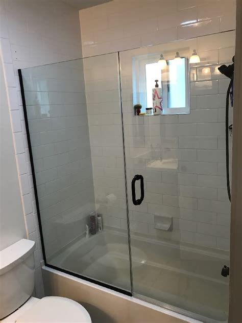 Bathtubs became increasingly accessible during the '60s glass shower doors and curtains. Over Tub Shower Door - Patriot Glass and Mirror | San Diego CA