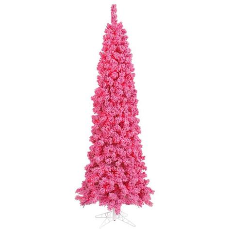vickerman 328325 pink colored christmas tree