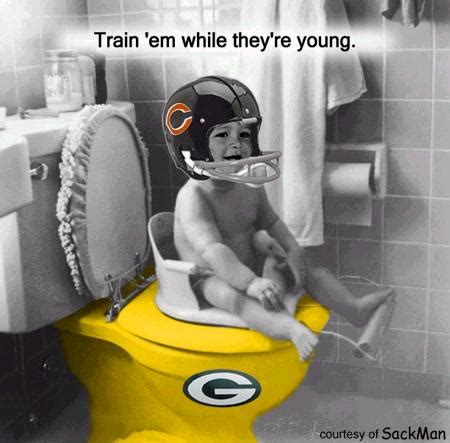 2x3 inch funny magnet for green bay packers to make fun of the chicago bears. Packers Vs Bears Rivalry Quotes. QuotesGram