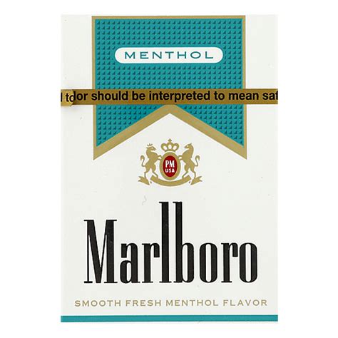 Marlboro Cigarettes Menthol Gold Pack Ea Cigarettes Clayton