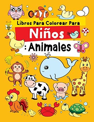 Libros Para Colorear Para Niños Animales Relajantes Libros Para