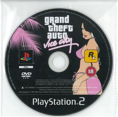 Grand Theft Auto Vice City Sony Playstation 22002disc Only Free