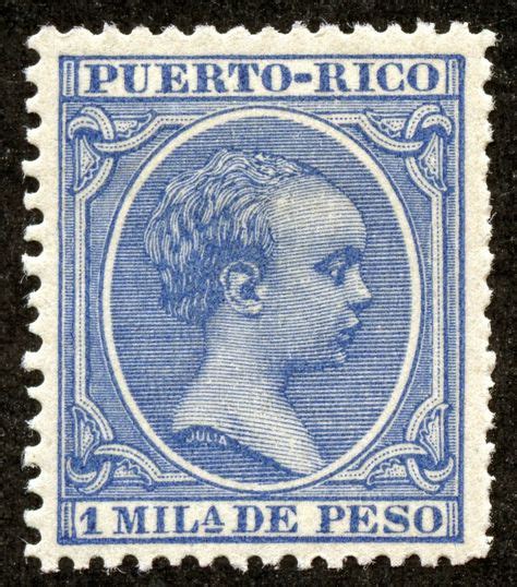 Big Blue 1840 1940 Puerto Rico Sellos De Correos Puerto Rico
