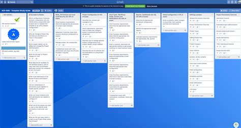 Set up a card template to easily standardize the information or format you need. Trello Template: Prepare for Your Next Certification - ACP-600 Example in 2020 | Trello ...