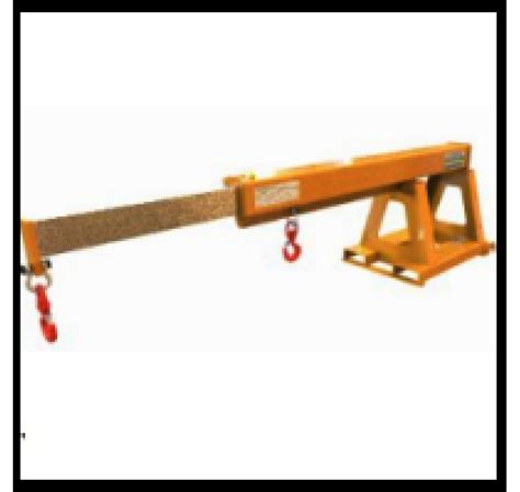 Extending Raised Forklift Jib Arm Contact FMX| Buy Forklift Accessories