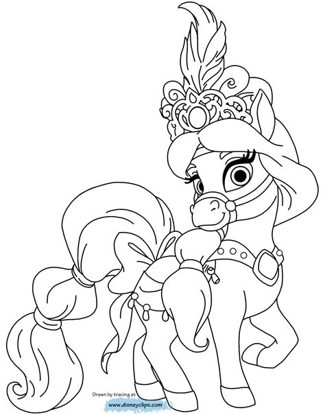 She has brown marking and spots. Disney Palace Pets Coloring Pages | printable coloring ...