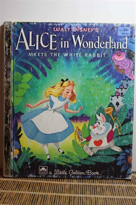 Walt Disneys Alice In Wonderland Meets The White Rabbit By Retold By