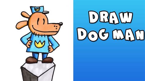 How To Draw Dog Man Step By Step Drawing Tutorial For Kids Guided
