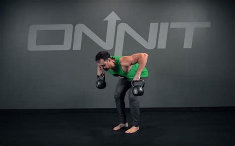 Double Kettlebell Bentover Wide Row Exercise Onnit Academy