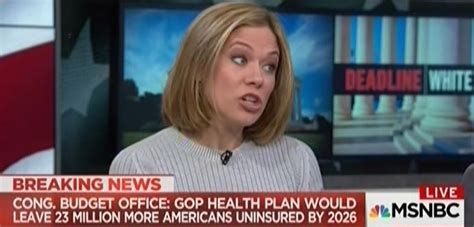 Msnbc’s Elise Jordan Faceplants While Trying To Find A Silver Lining In Cbo’s New Trumpcare