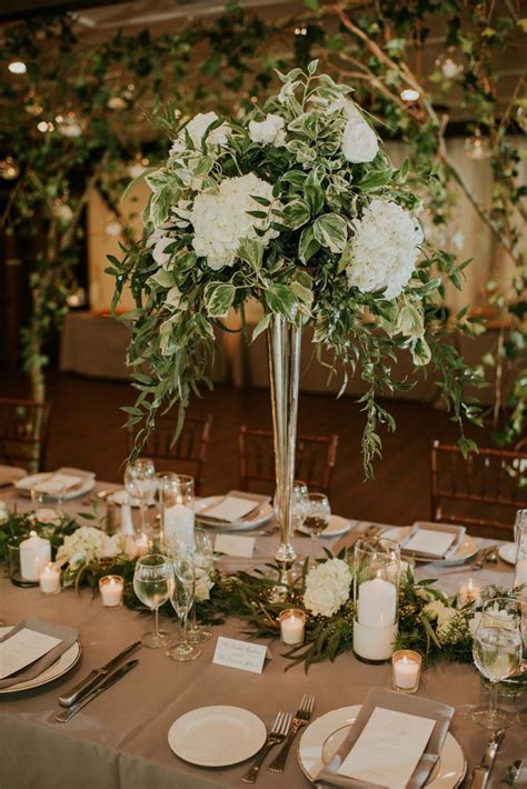 37 Romantic Greenery Wedding Centerpieces For 2020 Weddinginclude