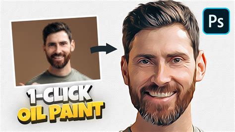 Photo To Oil Painting Effect With A Single Click Photoshop Tutorial