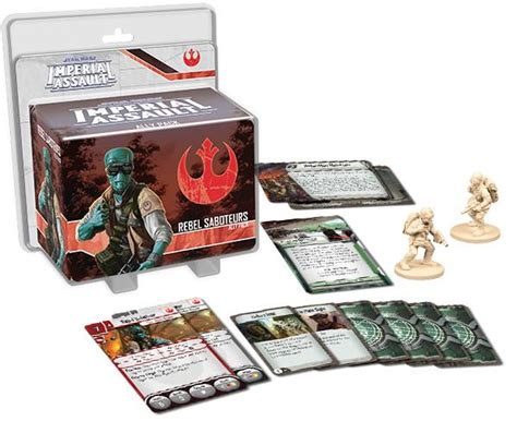 Fantasy Flight Games Star Wars Imperial Assault Rebel Saboteurs Ally Pack Ffgswi09