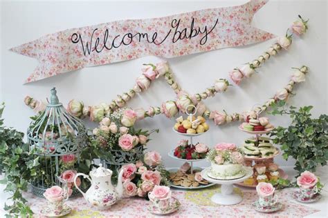 Diy Rose Tea Party Themed Baby Shower Hgtv