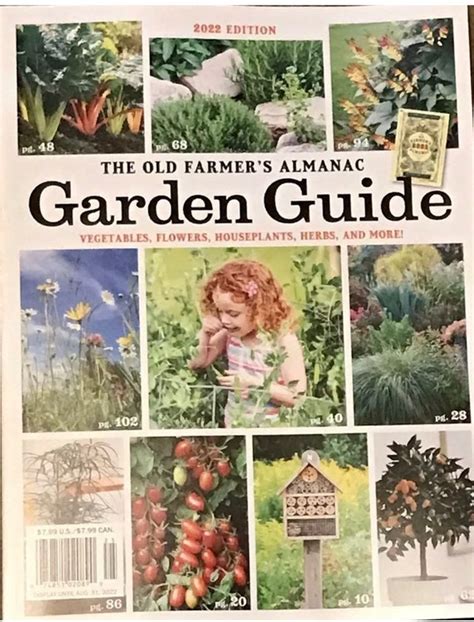 The Old Farmers Almanac Garden Guide 2022 Etsy